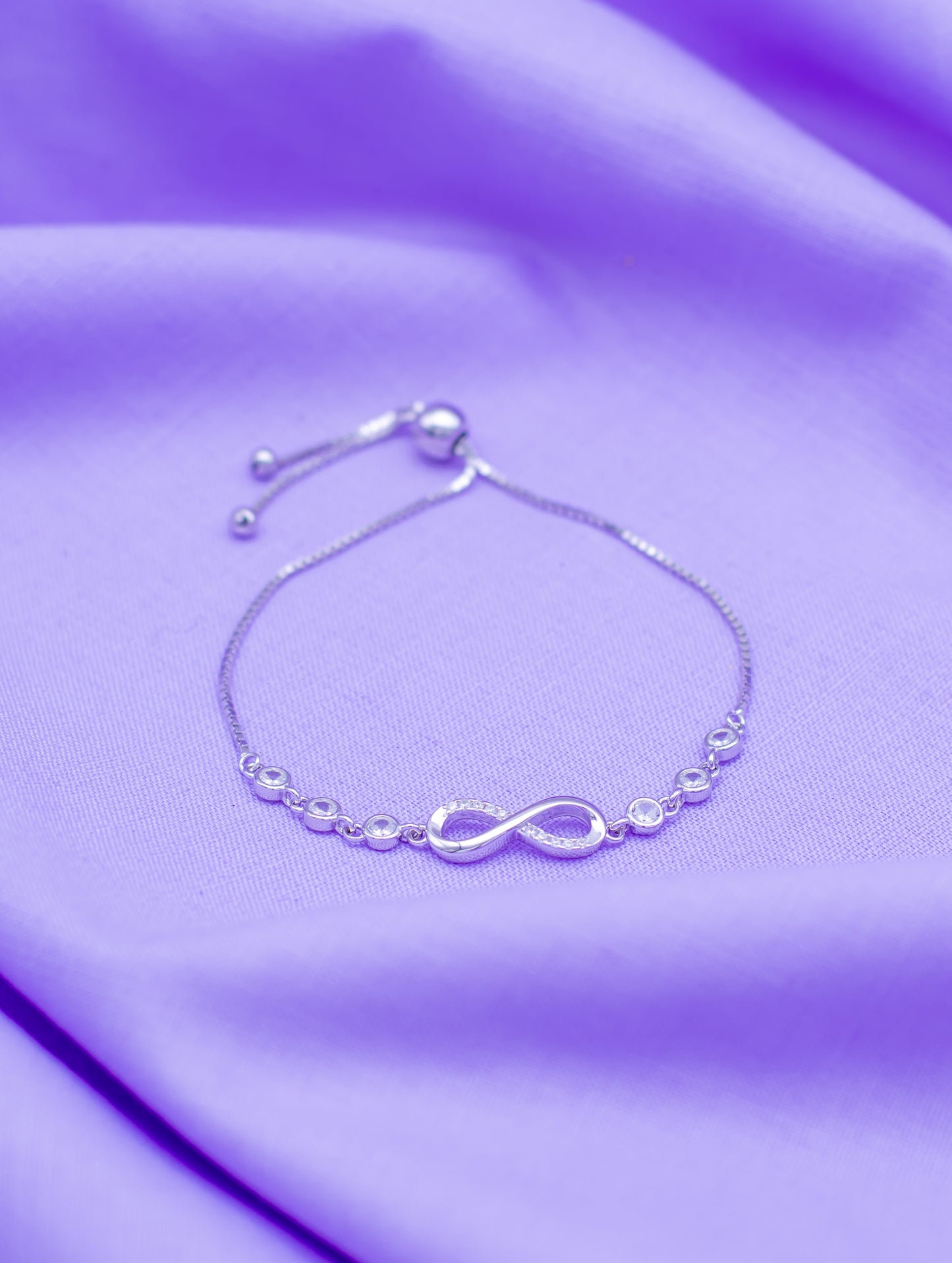 Sterling Silver Infinity Bracelet