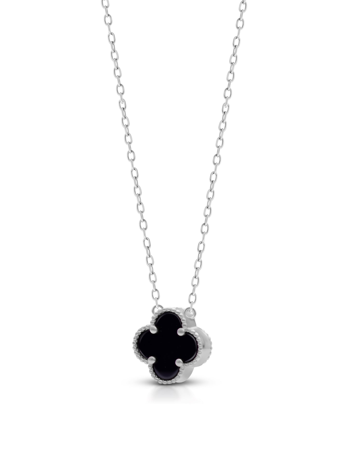Classic Clover Pendant Necklace – Sterling Silver