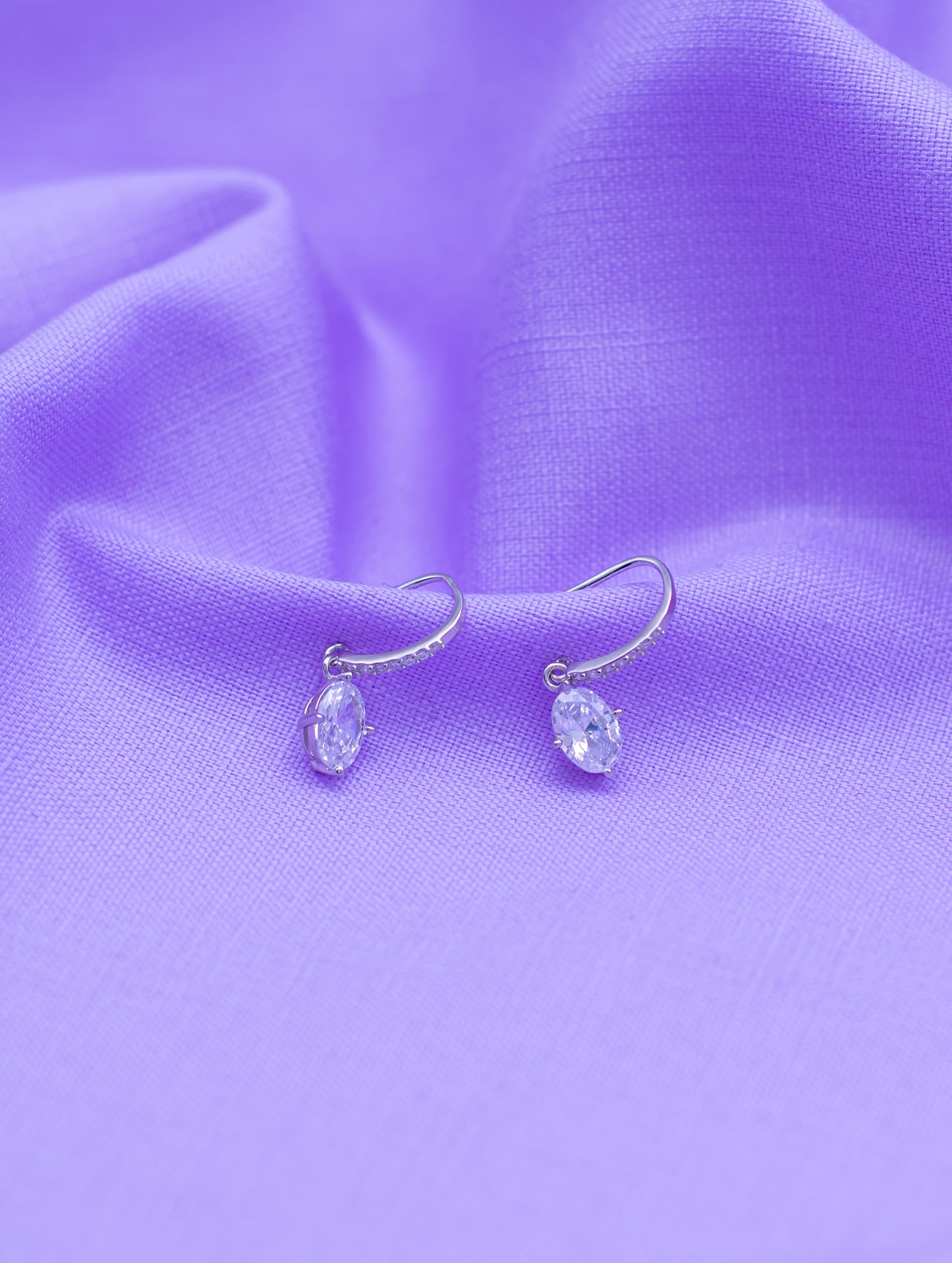 Sterling Silver Fish Hook Earrings