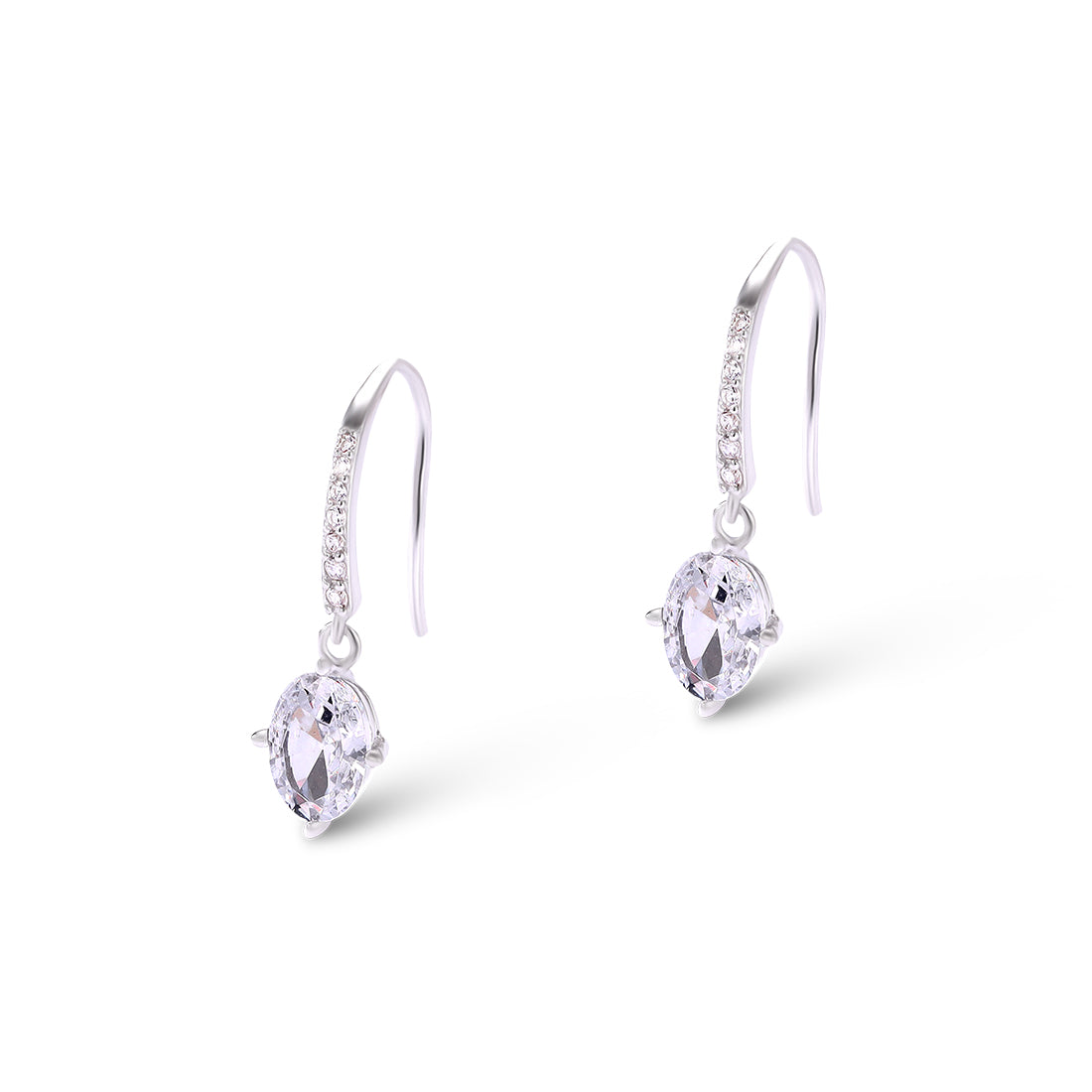 Sterling Silver Fish Hook Earrings