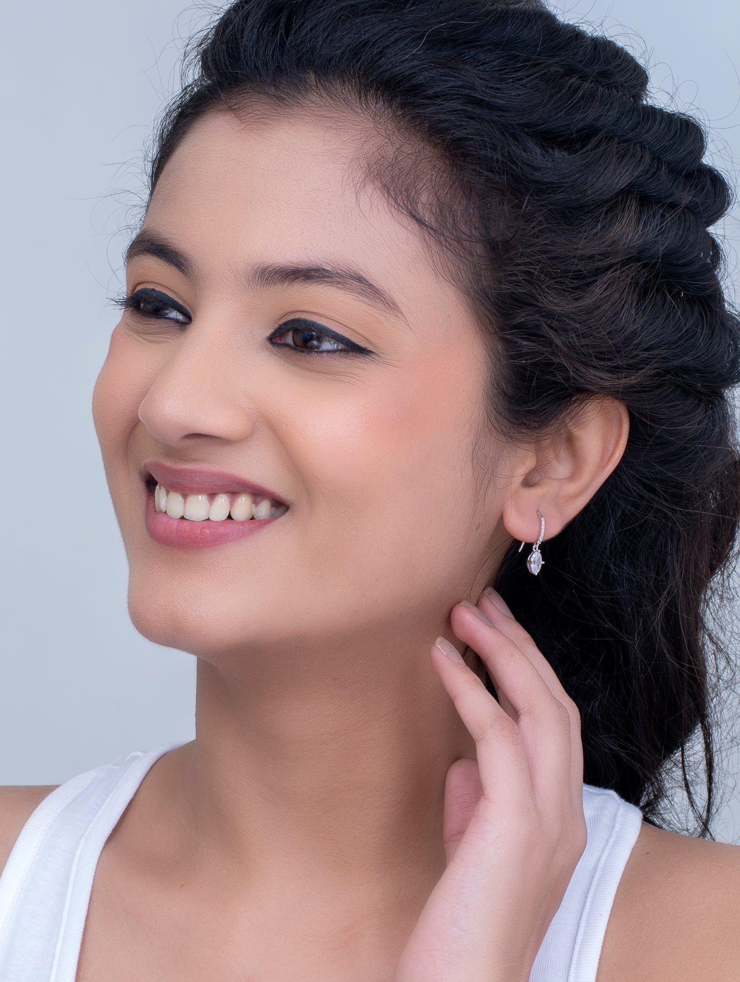 Sterling Silver Fish Hook Earrings