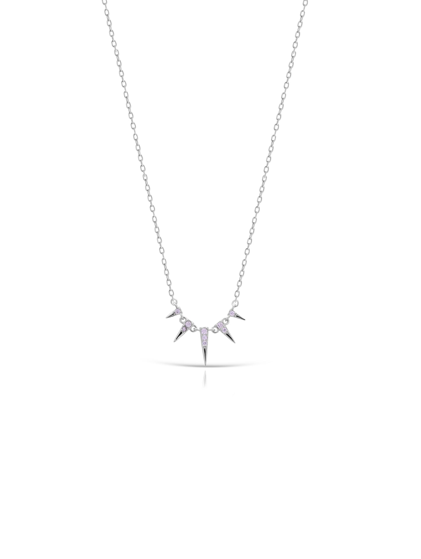 Sterling Silver Charm Necklace - Versatile Accessory for Unique Style