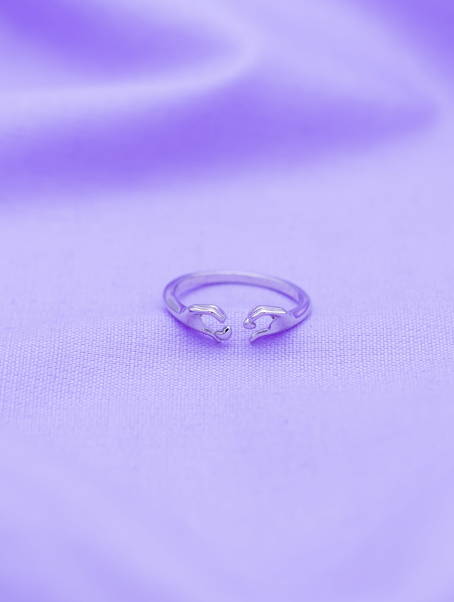 Adjustable Heart Ring