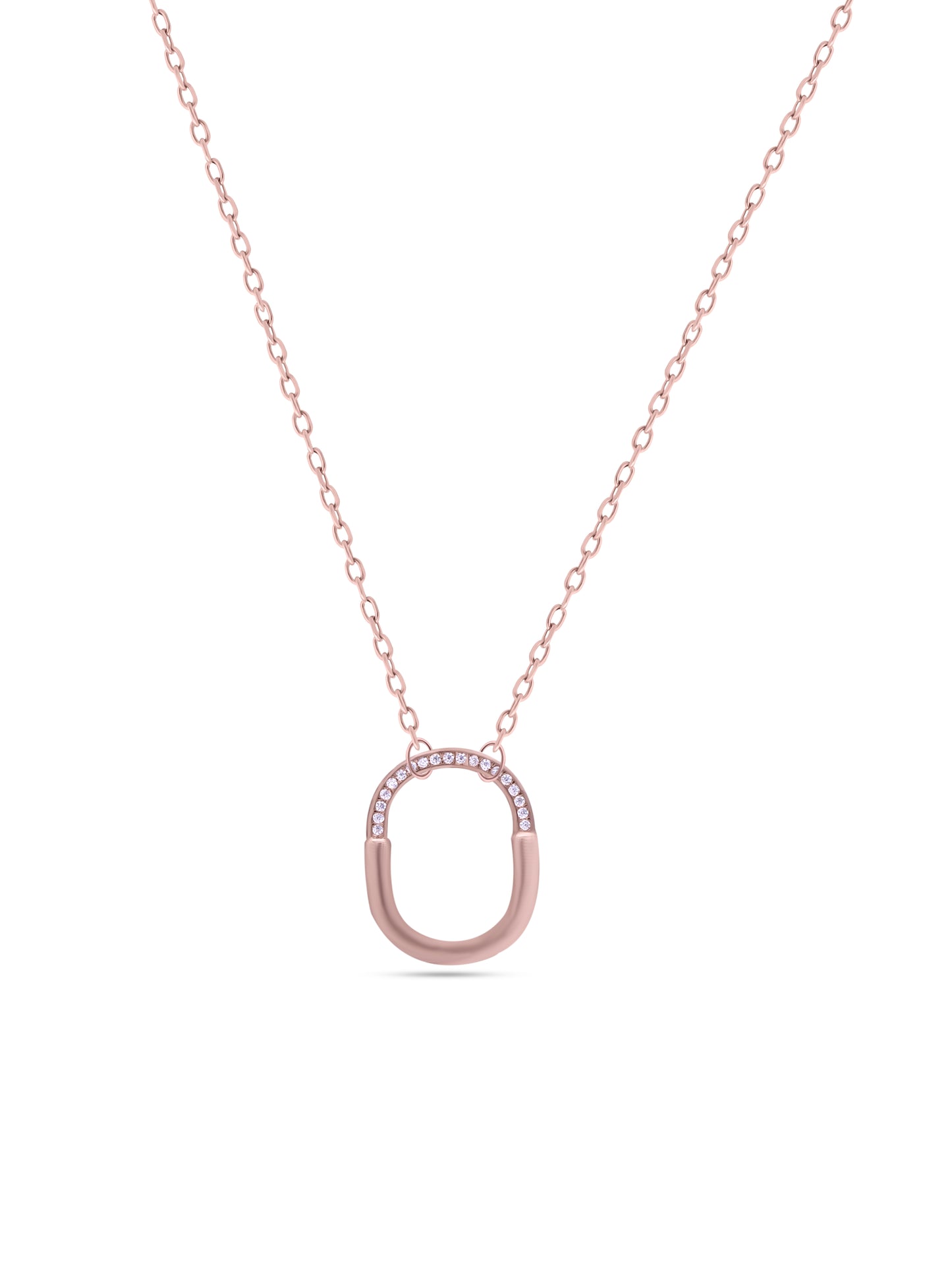 Silver and Rose Gold Necklace
