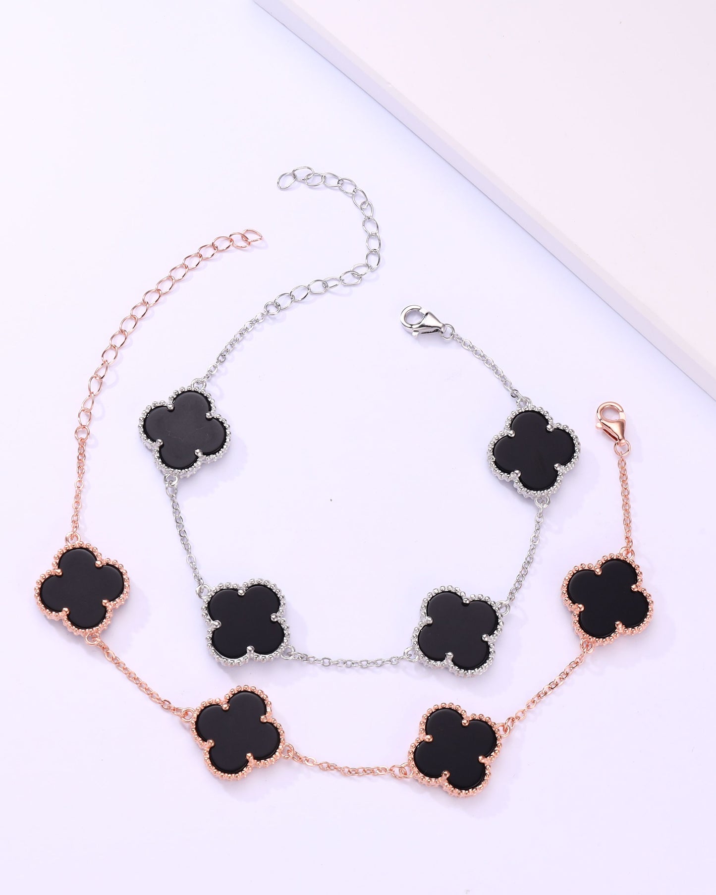 Timeless Clover Bracelet β Sterling Silver