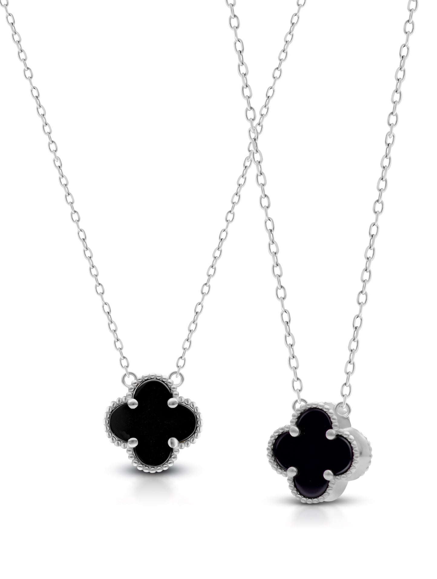 Classic Clover Pendant Necklace – Sterling Silver