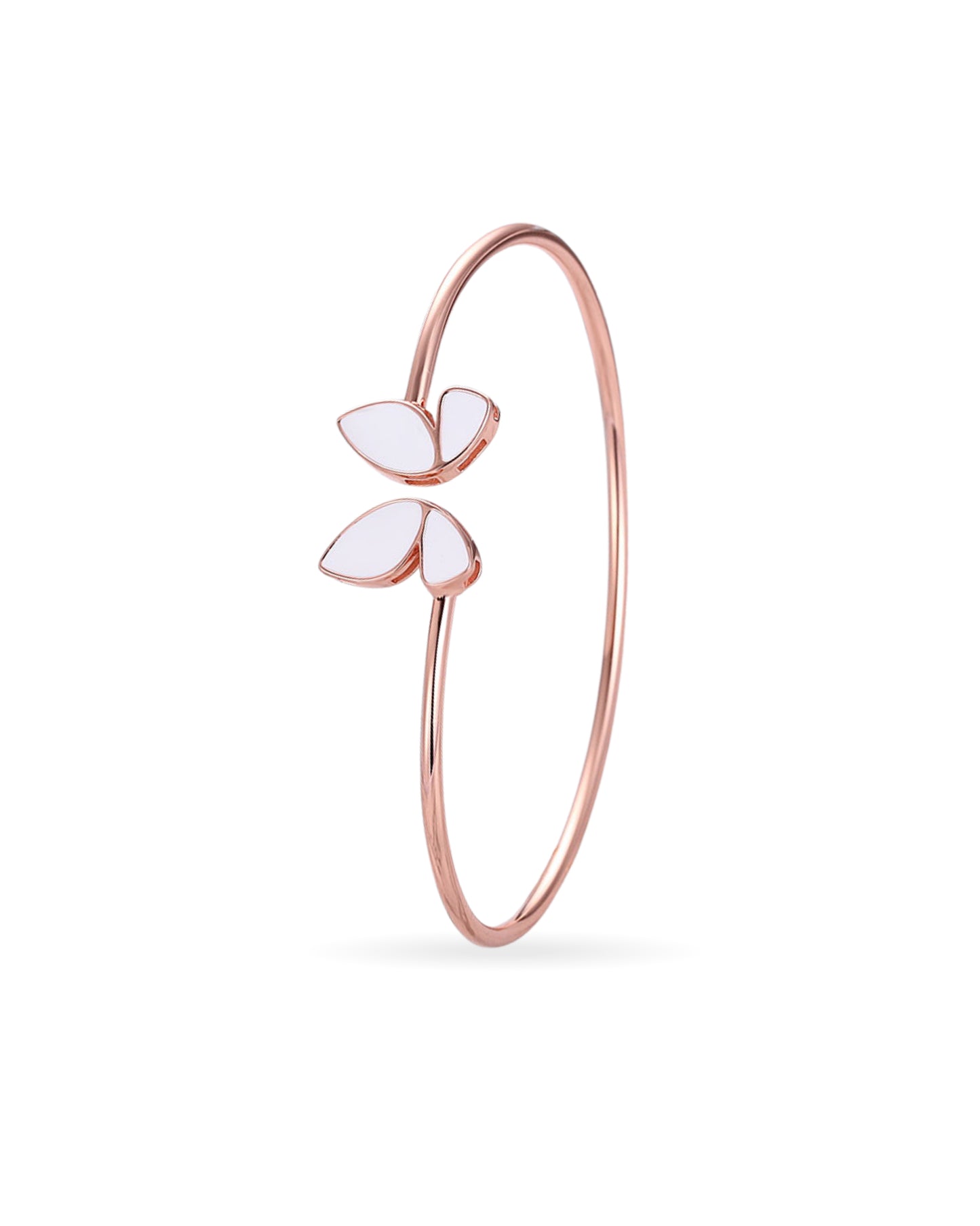 Elegant Rose Gold Butterfly Bracelet