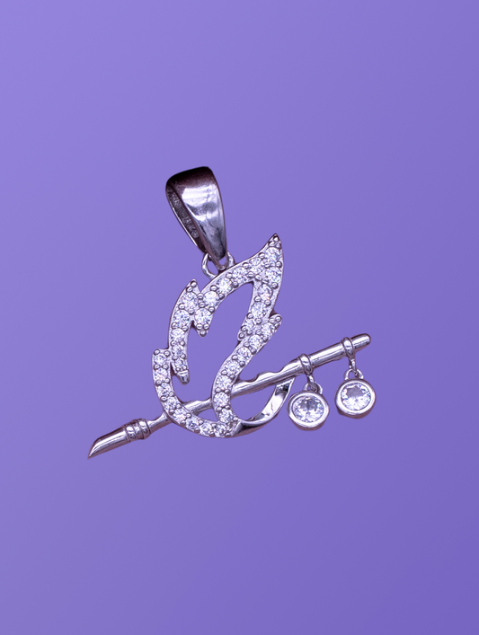 Flute Pendant With Chain